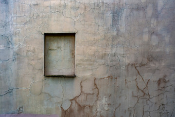 Sealed window in the wall