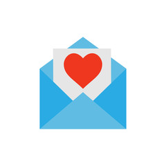 Valentine s day, love, romance, messages, heart icon. Vector illustration.