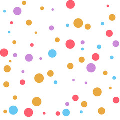 Vector background. Colored circles. chaotic arrangement - Vektorgrafik. eps 10