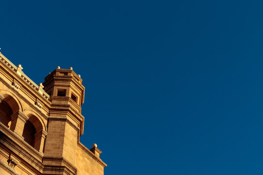 Cathedral of Santa Maria and El Fadri, a bell tower in the city of Castellon de la Plana, Spain