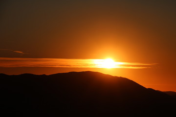 Fototapeta na wymiar Tuscany Sunset