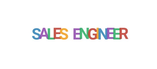 Sales Engineer word concept