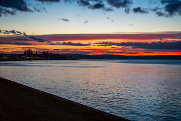 Fototapeta premium Colorful Alki Sunset 2