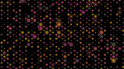 Background of multi-colored circles. Abstract background pattern.