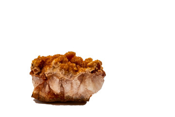 Charming small mineral citrine cluster