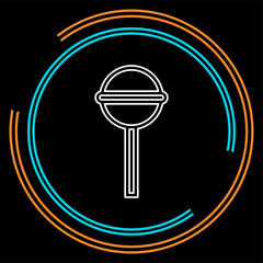 vector candy, food candy illustration isolated