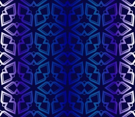 Dark blue Pattern Of Geometric Style. Seamless. Vector Illustration. Design For Printing, Presentation, Textile Industry