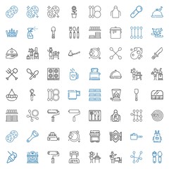 utensil icons set