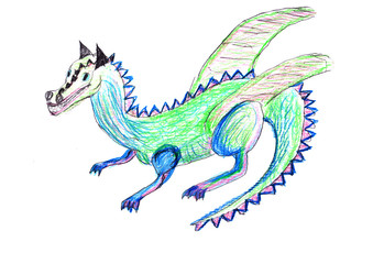 Der edle Drache des Königs