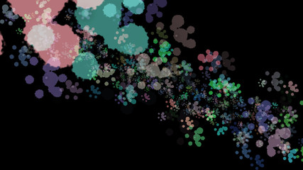 Background with paint. Divorces and drops. Periwinkles.