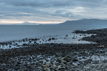 Sunrise in Carnlough bay
