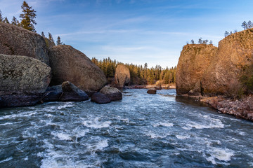 Spokane River At Riverside State Park