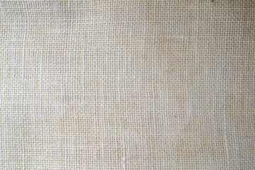 Fototapeta na wymiar white jute vegetable fiber fabric background