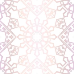 Beautiful seamless flower ornament Vector illustration. Abstract.