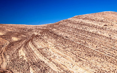 Desert of Shobak in Jordan