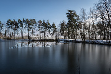 little lake near Oderwitz, saxony