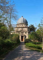 Fototapeta na wymiar Astronomical observatory of Strasbourg - Neustadt district - World Heritage