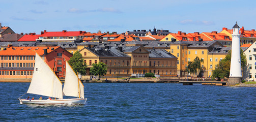 old town of Karlskrona Sweden 
