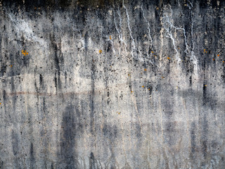 Gray concrete texture with stains and smudges