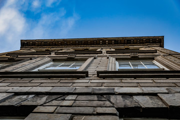 wall of old building