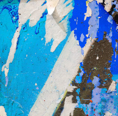 Street grunge peeling paint graffiti texture background backdrop surface wall abstract