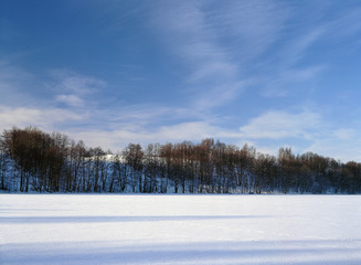 Hancza lake, suwalski landscape park, Poland