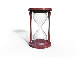 3D illustration of an Hour Glass