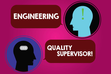 Conceptual hand writing showing Production And Maintenance Supervisor. Business photo text Industry control company engineer Messenger Room with Chat Heads Speech Bubbles Punctuations