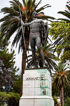 Statue of Achilles in Achilleion palace