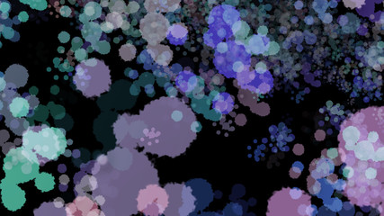 Background with paint. Divorces and drops. Periwinkles.