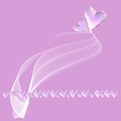 ハート 心臓 心 バレンタイン ガラス 宝石 Heart valentine Valentine's Day glass jewel