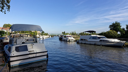 Canal du Midi, Capestang, H&eacute;rault, Ocitanie , France