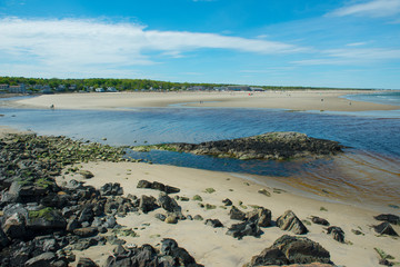 Rocky Coast on Marginal Way in Ogunquit, Maine, USA.