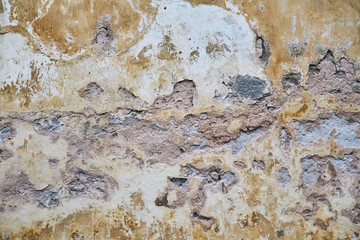 old ragged wall. texture. close up. pattern