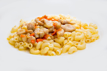 chicken goulash with pasta