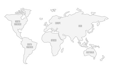 Obraz premium World map vector