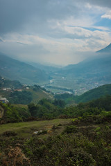 misty mountain village