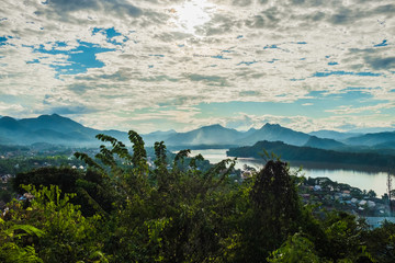 vibrant country skyline asia