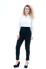 confident young business woman.