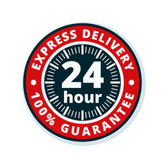 24 Hour Express Delivery illustration
