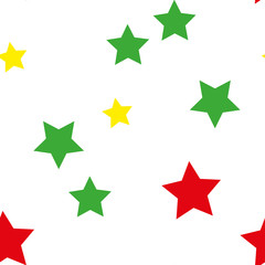 Seamless pattern with stars. Colorful seamless background