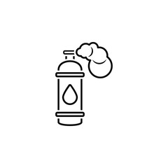 gas, spray, chemicals icon. Element of earth pollution icon for mobile concept and web apps. Detailed gas, spray, chemicals icon can be used for web and mobile
