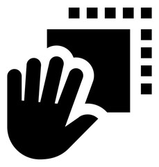 Hand Drag Drop Vector Icon