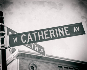 Catherine Cathy Name Street Sign