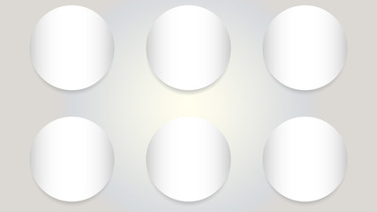 Empty infographic blank template vector design