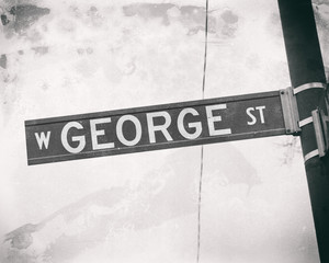 George Name Street Sign