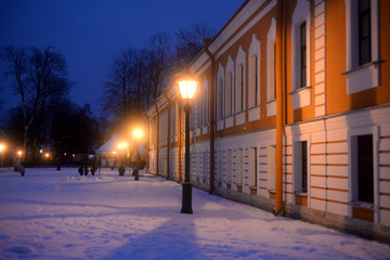 Commandant house in Peter and Paul Fortress.