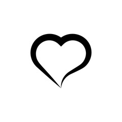 heart hand drawn icon. Element of Valentine's Day icon for mobile concept and web apps. Detailed heart hand drawn icon can be used for web and mobile