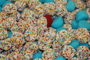 Fototapeta na wymiar background of colorful sweets