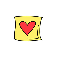 Valentine's Day, pillow icon. Element of color Valentine's Day signs for mobile concept and web apps. Detailed Valentine's Day, pillow icon can be used for web and mobile